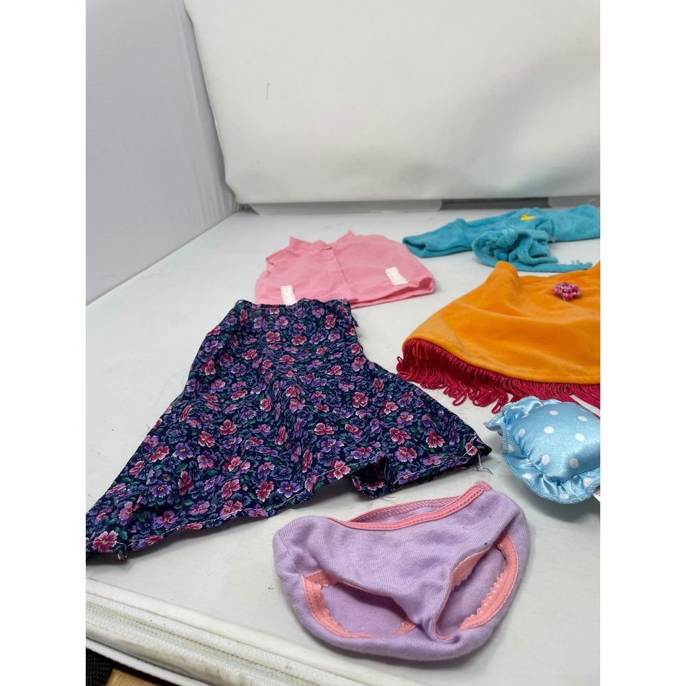 American Girl 8pc Tagged Clothing Lot - Floral Dress, Poncho, Sleep Set & More - Picture 9 of 13